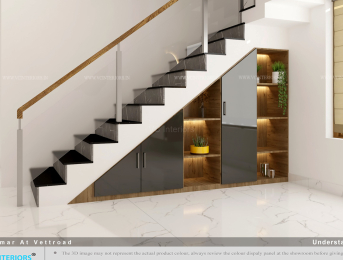 VC Interiors | The Best interior designer in Trivandrum Understair-Unit-3d-model-22-Sqft-1