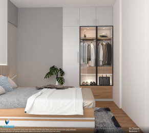VC Interiors |  simple bedroom designers in trivandrumdressing-unit