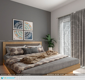 VC Interiors |  simple bedroom designers in trivandrumdressing-unit