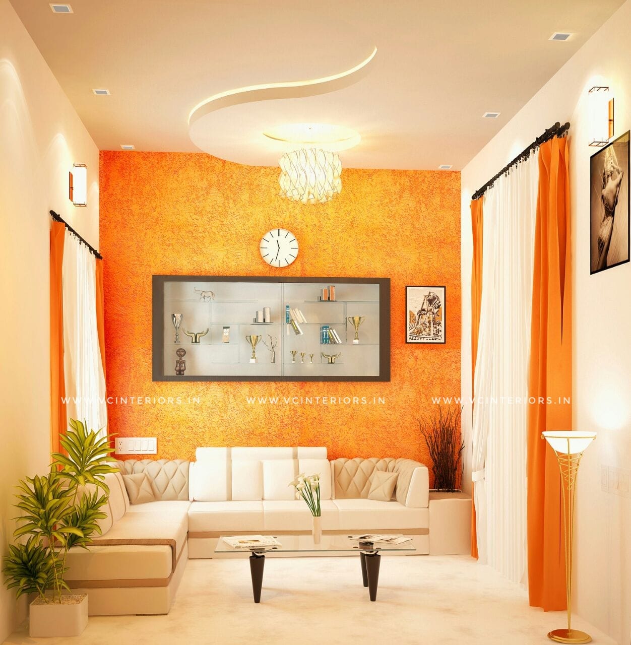 Living Room Interiors in Trivandrum