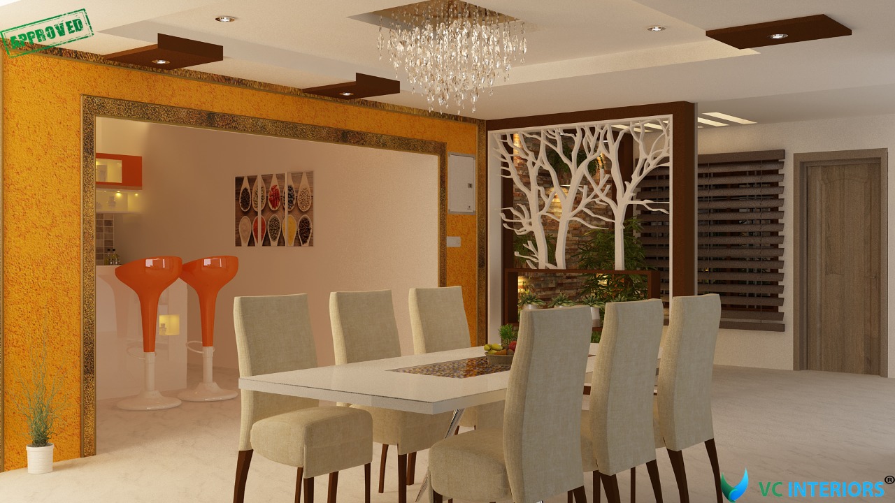 Dining Room interior designer in trivandrum