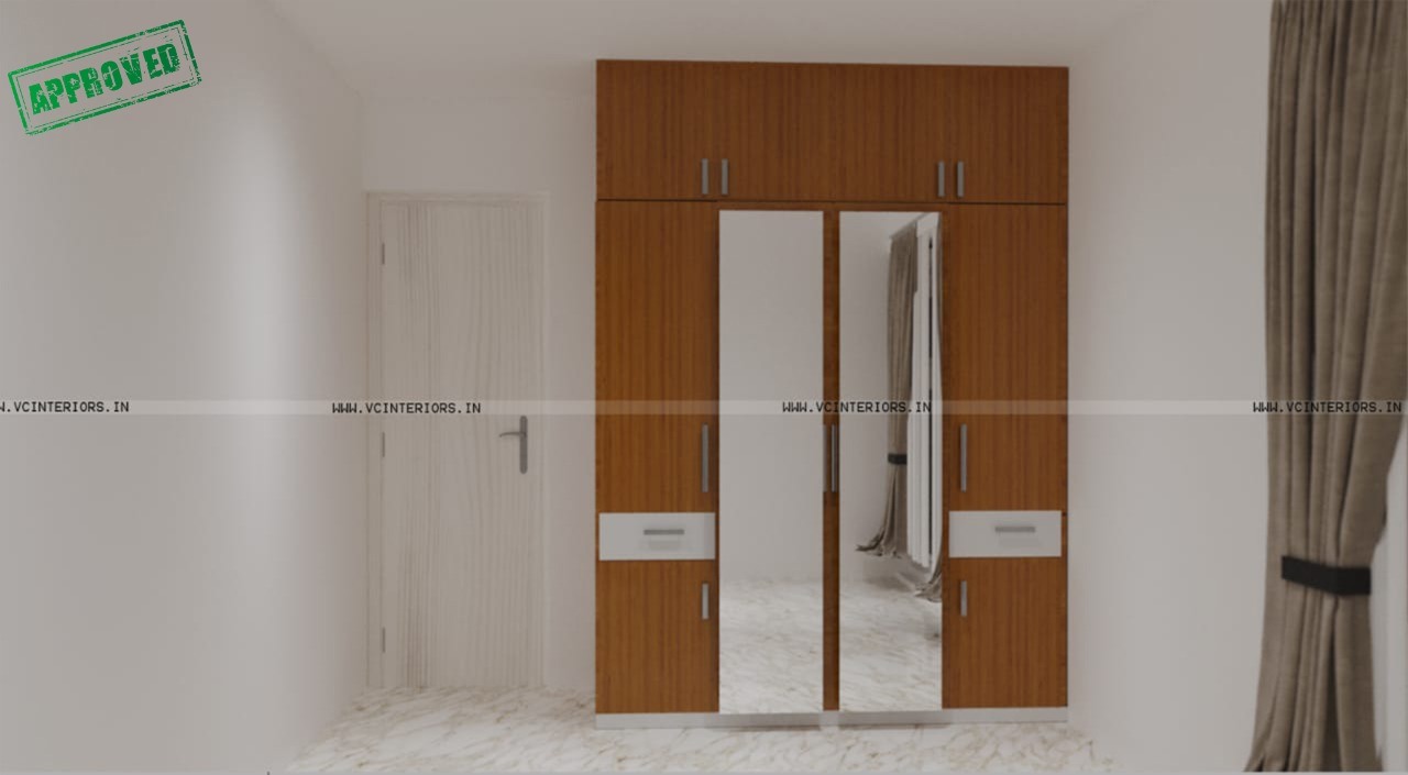 VC Interiors | Wardrobe | Bedroom interior designing in trivandrum