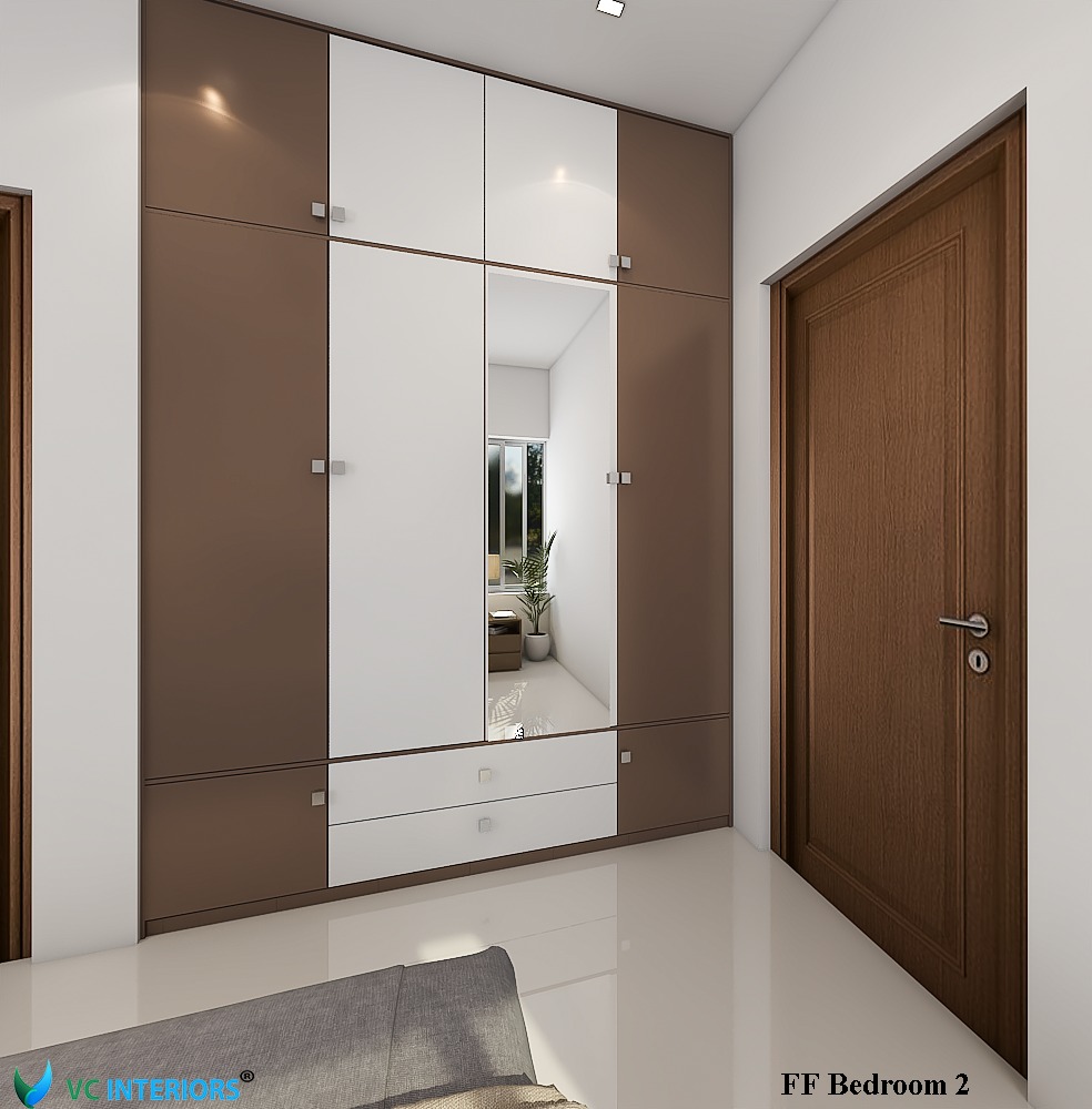 VC Interiors | Wardrobe | Bedroom interior designer in trivandrum