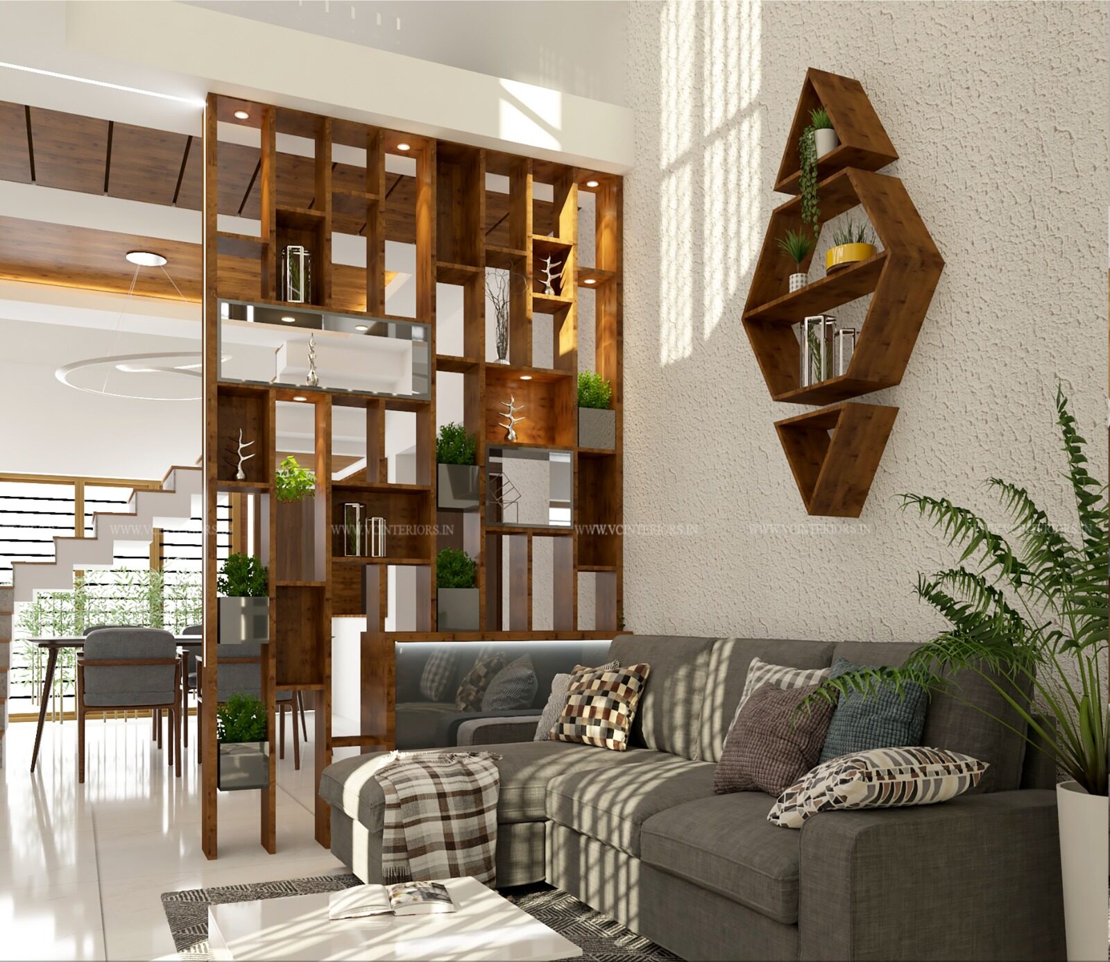 Living room interior designer in trivandrum